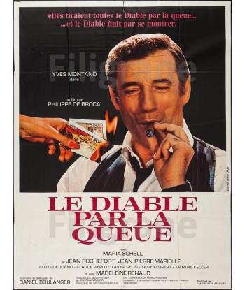 CINéMA LE DIABLE par la QUEUE  Rihy-POSTER/REPRODUCTION d1 AFFICHE VINTAGE meilleur choix