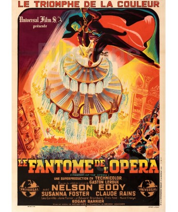 CINéMA LE FANTOME de L'OPéRA Rnlb-POSTER/REPRODUCTION d1 AFFICHE VINTAGE hantent personnes