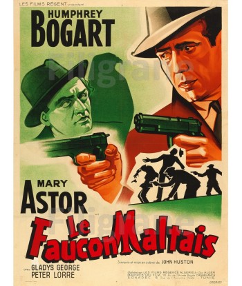 CINéMA LE FAUCON MALTAIS Rlml-POSTER/REPRODUCTION d1 AFFICHE VINTAGE est présent 