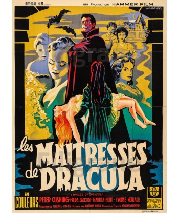 CINéMA LES MAITRESSES de DRACULA Rrbx-POSTER/REPRODUCTION d1 AFFICHE VINTAGE prix