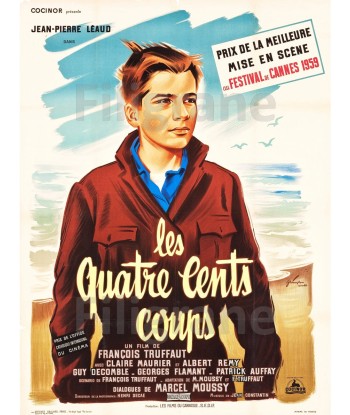 CINéMA LES QUATRE CENTS COUPS Rbpr-POSTER/REPRODUCTION d1 AFFICHE VINTAGE vous aussi creer 