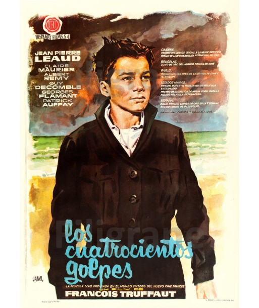 CINéMA LES QUATRE CENTS COUPS  Rxox-POSTER/REPRODUCTION d1 AFFICHE VINTAGE d'Europe débarque