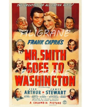 CINéMA Mr SMITH GOES WASHINGTON Rclq-POSTER/REPRODUCTION d1 AFFICHE VINTAGE l'évolution des habitudes 