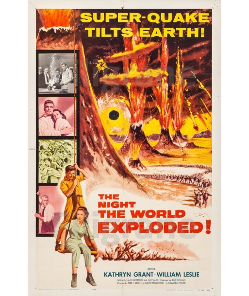 CINéMA NIGHT the WORLD EXPLODED Rcru-POSTER/REPRODUCTION d1 AFFICHE VINTAGE prix