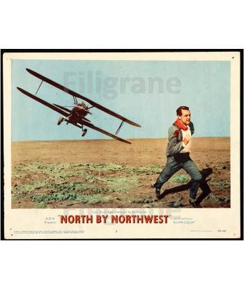 CINéMA NORTH by NORTHWEST Rmyi-POSTER/REPRODUCTION d1 AFFICHE VINTAGE plus qu'un jeu 