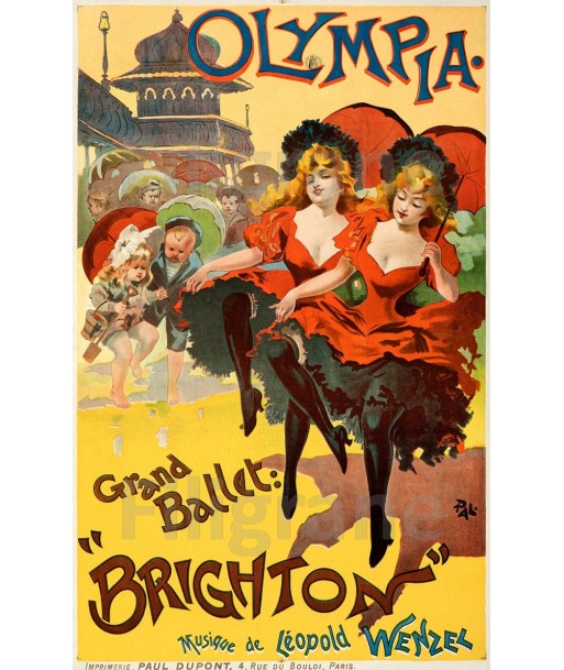 CINéMA OLYMPIA BRIGHTON Rwnz-POSTER/REPRODUCTION d1 AFFICHE VINTAGE En savoir plus