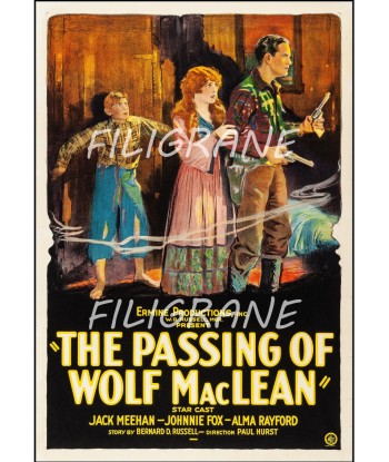 CINéMA PASSING of WOLF MacLEAN Rdij-POSTER/REPRODUCTION d1 AFFICHE VINTAGE destockage