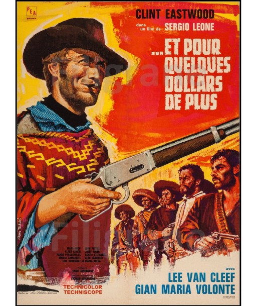 CINéMA QUELQUES DOLLARS de PLUS Ryaz-POSTER/REPRODUCTION d1 AFFICHE VINTAGE la livraison gratuite