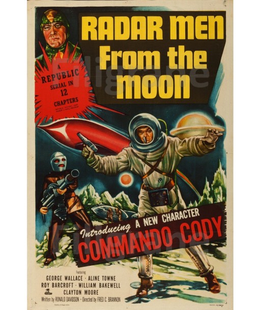 CINéMA RADAR MEN COMMANDO CODY Rvaf-POSTER/REPRODUCTION d1 AFFICHE VINTAGE Livraison rapide