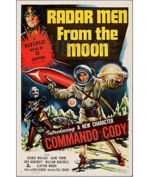 CINéMA RADAR MEN FROM THE MOON Rlvh-POSTER/REPRODUCTION d1 AFFICHE VINTAGE Comment ça marche