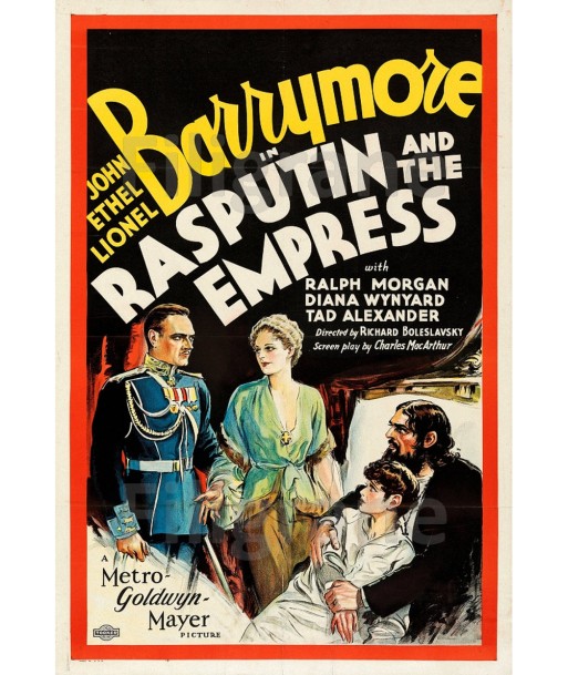 CINéMA RASPUTIN and the EMPRESS Rpuy-POSTER/REPRODUCTION d1 AFFICHE VINTAGE de France