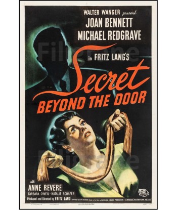 CINéMA SECRET BEYOND the DOOR Rysw-POSTER/REPRODUCTION d1 AFFICHE VINTAGE plus qu'un jeu 