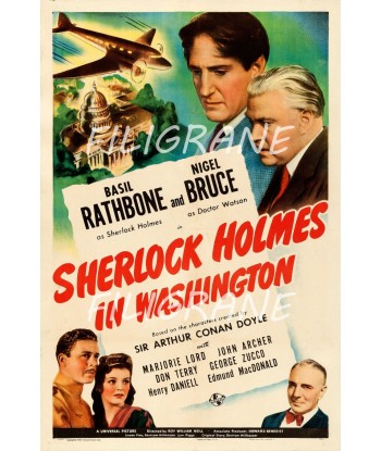 CINéMA SHERLOCK HOLMES WASHINGTON Rsxx-POSTER/REPRODUCTION d1 AFFICHE VINTAGE online