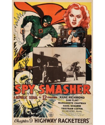 CINéMA SPY SMASHER  Rybm-POSTER/REPRODUCTION d1 AFFICHE VINTAGE votre restaurant rapide dans 