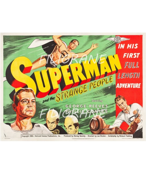 CINéMA SUPERMAN STRANGE PEOPLE Rlhz-POSTER/REPRODUCTION d1 AFFICHE VINTAGE ouvre sa boutique