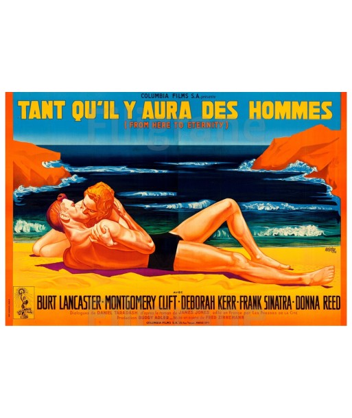 CINéMA TANT QU'IL Y AURA HOMMES Rjre-POSTER/REPRODUCTION d1 AFFICHE VINTAGE Les êtres humains sont 