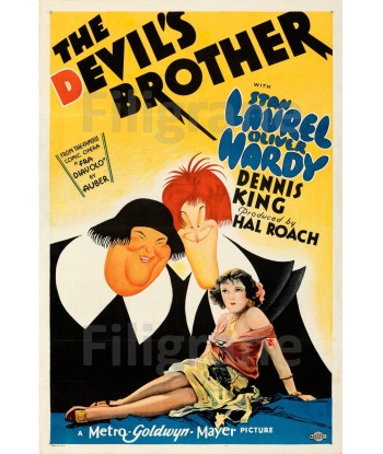 CINéMA THE DEVIL'S BROTHER Rgzv-POSTER/REPRODUCTION d1 AFFICHE VINTAGE Les êtres humains sont 