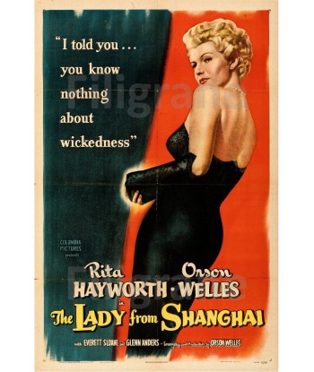 CINéMA THE LADY from SHANGHAÏ Rpax-POSTER/REPRODUCTION d1 AFFICHE VINTAGE chez Cornerstreet bien 