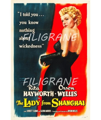 CINéMA THE LADY from SHANGHAÏ  Rydh-POSTER/REPRODUCTION d1 AFFICHE VINTAGE la chaussure