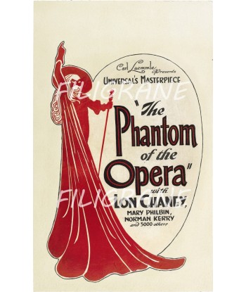 CINéMA THE PHANTOM of the OpéRA Rujw-POSTER/REPRODUCTION d1 AFFICHE VINTAGE français