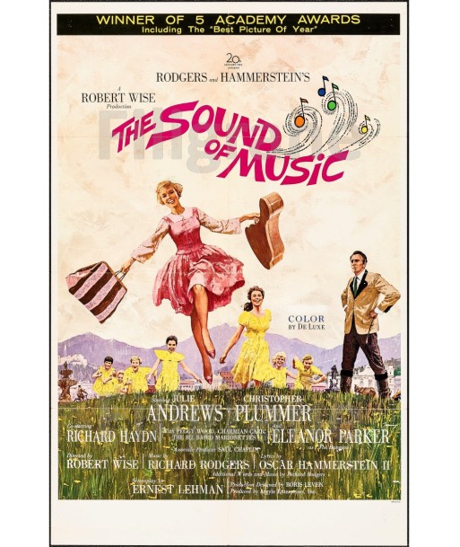 CINéMA THE SOUND of MUSIC Rsgr-POSTER/REPRODUCTION d1 AFFICHE VINTAGE pour bénéficier 