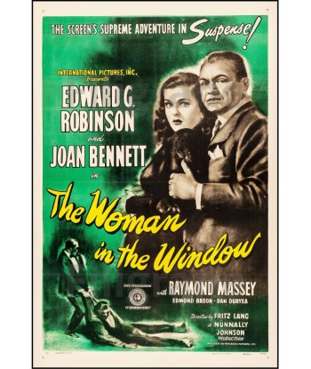 CINéMA The WOMAN in the WINDOW Rwzd-POSTER/REPRODUCTION d1 AFFICHE VINTAGE Venez découvrir notre 