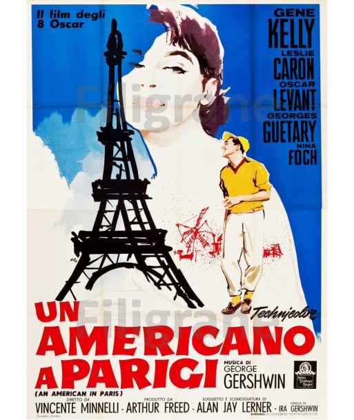 CINéMA UN AMERICANO A PARIGI Regm-POSTER/REPRODUCTION d1 AFFICHE VINTAGE s'inspire de l'anatomie humaine