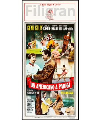 CINéMA UN AMERICANO A PARIGI Rfrr-POSTER/REPRODUCTION d1 AFFICHE VINTAGE Faites des économies