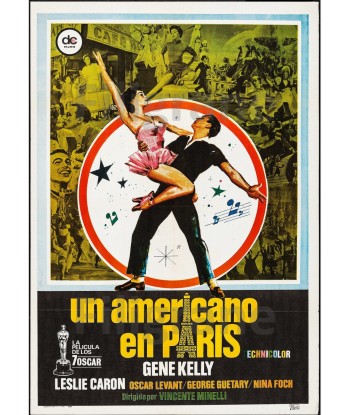 CINéMA UN AMERICANO en PARIS Rbgm-POSTER/REPRODUCTION d1 AFFICHE VINTAGE 50-70% off 