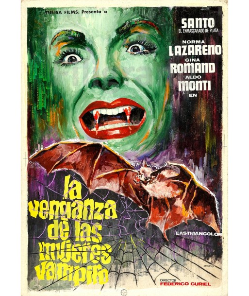 CINéMA VENGANZA MUJERES VAMPIRO Rqzo-POSTER/REPRODUCTION d1 AFFICHE VINTAGE Profitez des Offres !