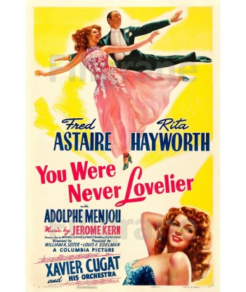 CINéMA YOU WERE NEVER LOVELIER Rufl-POSTER/REPRODUCTION d1 AFFICHE VINTAGE pas cher chine