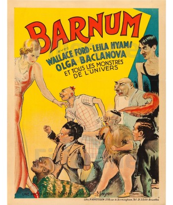 CIRQUE BARNUM  Rmev-POSTER/REPRODUCTION d1 AFFICHE VINTAGE Toutes les collections ici