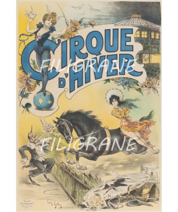 CIRQUE D'HIVER Ryry-POSTER/REPRODUCTION d1 AFFICHE VINTAGE la livraison gratuite