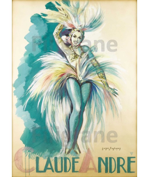 Claude ANDRé SPECTACLE Rmuo-POSTER/REPRODUCTION d1 AFFICHE VINTAGE En savoir plus