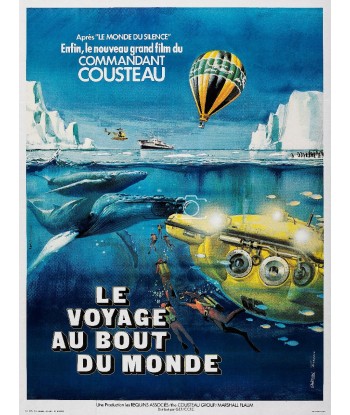 COMMANDANT COUSTEAU FILM Rchj-POSTER/REPRODUCTION d1 AFFICHE VINTAGE votre