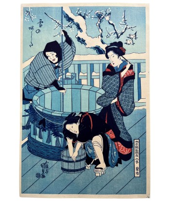 Estampe Japonaise de Toyokuni I Utagawa | Lendemain de Neige store