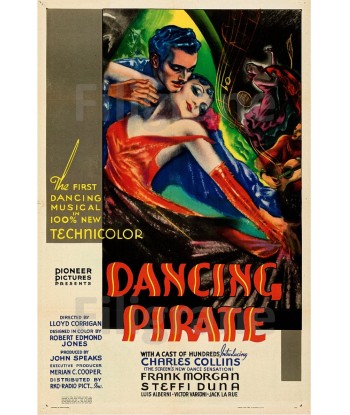 DANCING PIRATE FILM Rwyf-POSTER/REPRODUCTION d1 AFFICHE VINTAGE la livraison gratuite