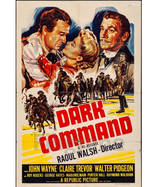 DARK COMMANDO FILM Rhsn-POSTER/REPRODUCTION d1 AFFICHE VINTAGE une grave pollution 