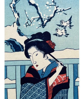 Estampe Japonaise de Toyokuni I Utagawa | Lendemain de Neige store