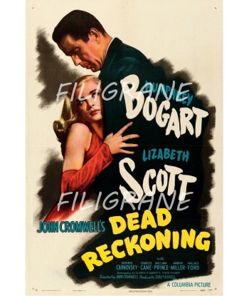 DEAD RECKONING FILM Rutx-POSTER/REPRODUCTION d1 AFFICHE VINTAGE vente chaude votre 