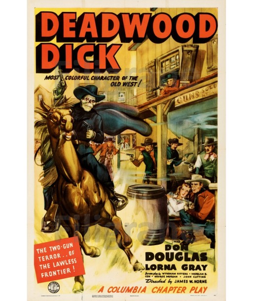 DEADWOOD DICK FILM Rtgq-POSTER/REPRODUCTION d1 AFFICHE VINTAGE pas cher