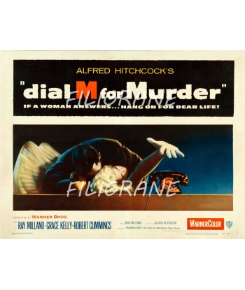 DIAL M for MURDER FILM Raxh-POSTER/REPRODUCTION d1 AFFICHE VINTAGE des créatures d'habitude