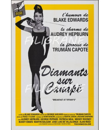 DIAMANTS sur CANAPé FILM Rwbh-POSTER/REPRODUCTION d1 AFFICHE VINTAGE hantent personnes