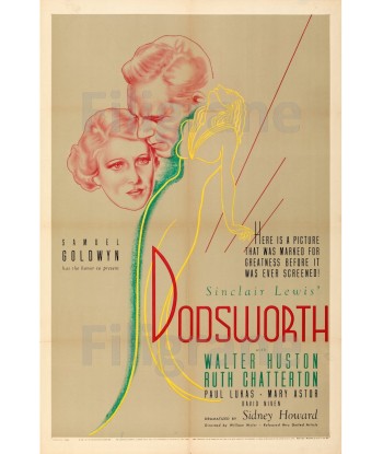 DODSWORTH FILM Rucx-POSTER/REPRODUCTION d1 AFFICHE VINTAGE Profitez des Offres !