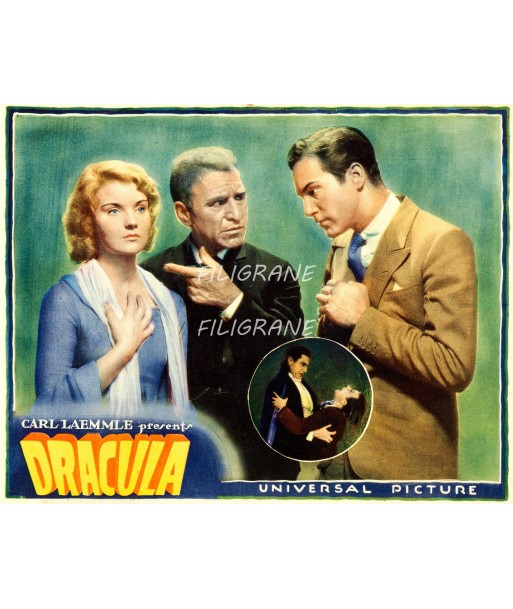 DRACULA FILM Rcpp-POSTER/REPRODUCTION d1 AFFICHE VINTAGE 2 - 3 jours ouvrés.