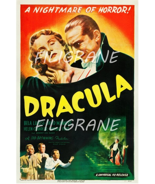 DRACULA  FILM Rhsk-POSTER/REPRODUCTION d1 AFFICHE VINTAGE pas cheres