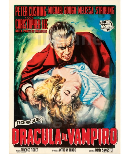 DRACULA il VAMPIRO FILM Ryap-POSTER/REPRODUCTION d1 AFFICHE VINTAGE la livraison gratuite