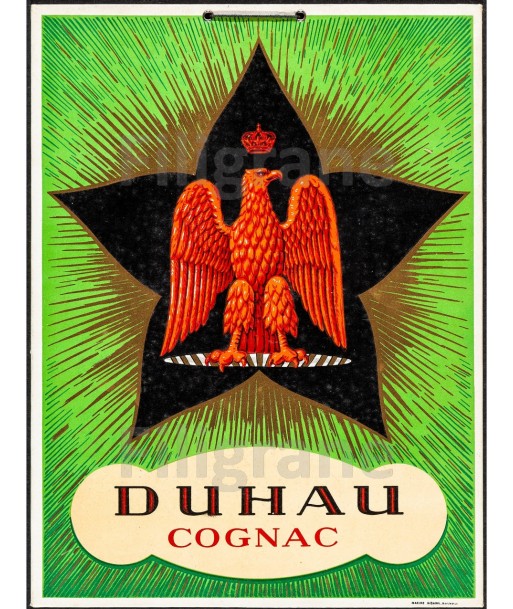 PUB DUHAU COGNAC Rcts-POSTER/REPRODUCTION d1 AFFICHE VINTAGE s'inspire de l'anatomie humaine