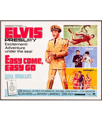 EASY COME EASY GO FILM Rghh-POSTER/REPRODUCTION d1 AFFICHE VINTAGE paiement sécurisé