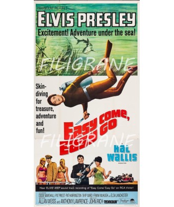 EASY COME EASY GO FILM Rgof-POSTER/REPRODUCTION d1 AFFICHE VINTAGE pas chere